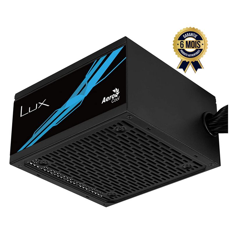 Lux 750W  PC Aerocool Certifiée 80+ au Prix en fcfa | Glotelho Cameroun