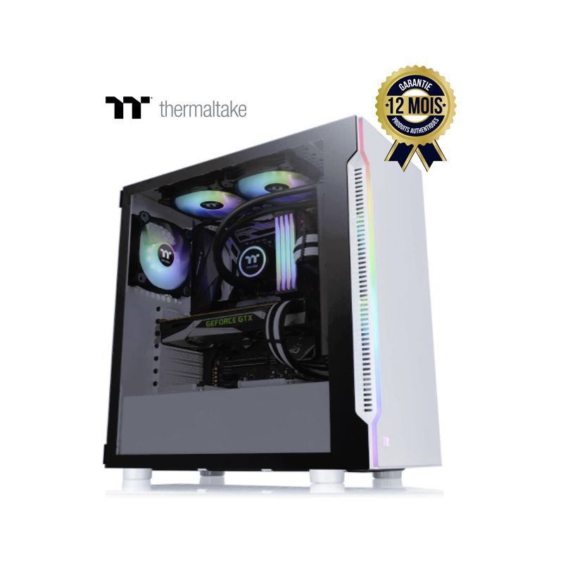 Boitier PC Moyen Tour - Thermaltake H200 TG RGB ATX / mATX / Mini-ITX - USB 3.0 - Avec fenêtre| Glotelho Cameroun