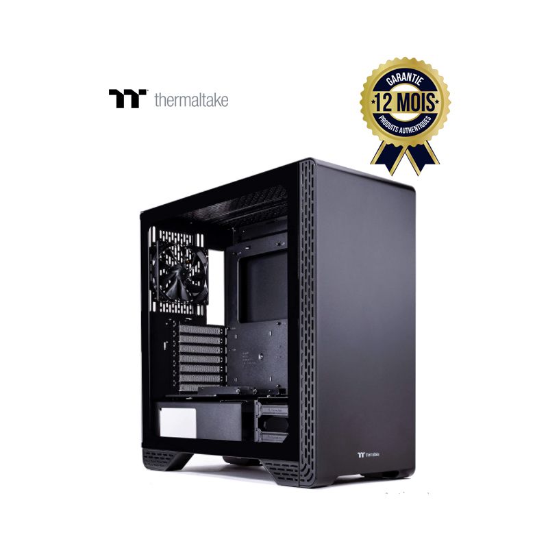 Boitier PC Moyen Tour Thermaltake S300 - ATX / mATX / Mini-ITX - USB 3.0 - Avec fenêtre - 12 mois