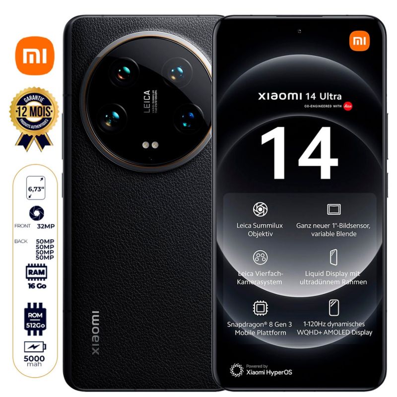 Nouveauté Smartphone Xiaomi 14 Ultra 512 Go prix Cameroun