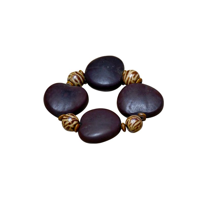 Bracelet traditionnel pour la main - marrron|Glotelho Cameroun