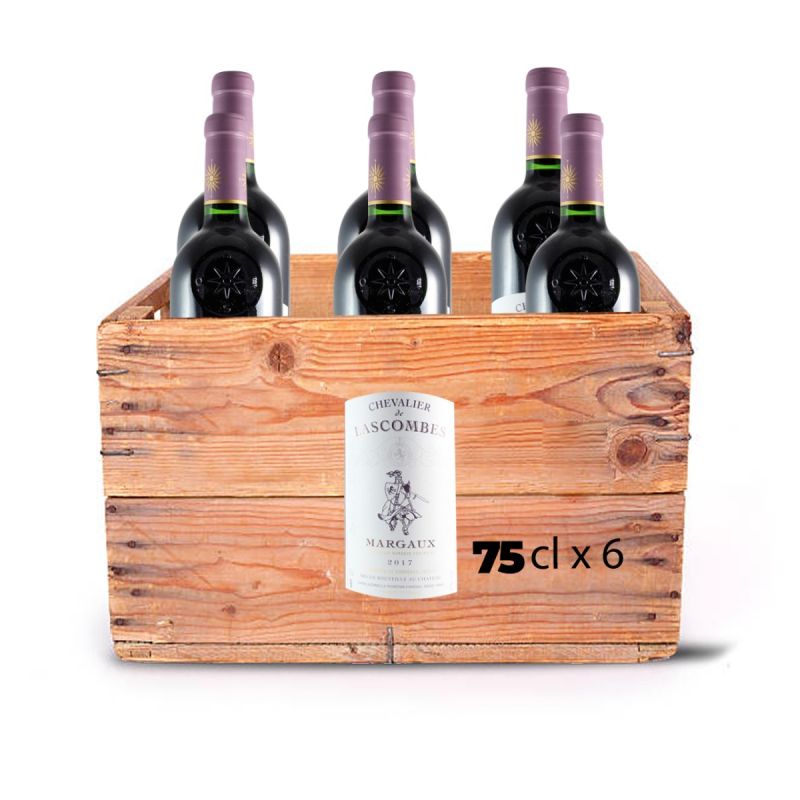 Caisse de 6 bouteilles de vin rouge Chevalier Lascombes prix Glotelho