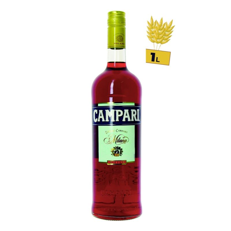 Campari - 1L - 28,5% Alcool | Glotelho Cameroun