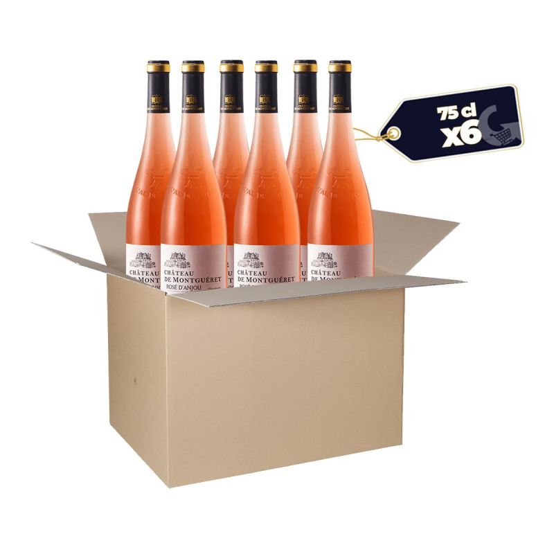 Vin Rosé D'anjou Château Montgueret - 75cl | Glotelho Cameroun
