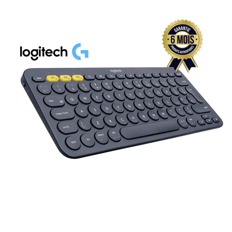 Clavier sans fil  multidevises - Logitech K380 - 06 mois - Noir | Glotelho Cameroun