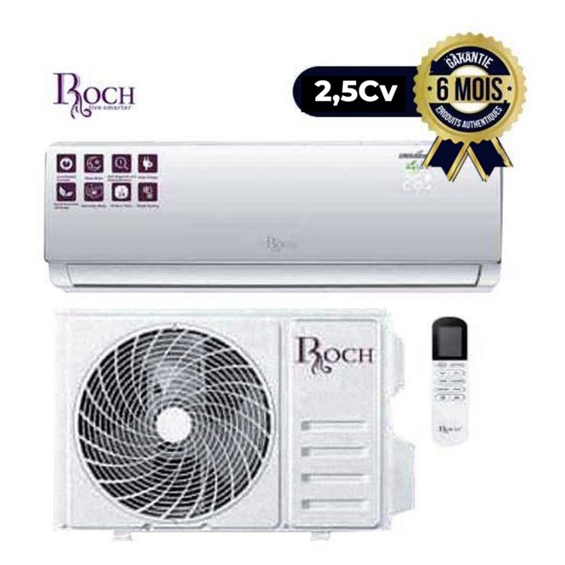 Climatiseur ROCH - 2,5 CV - 18000 BTU - Prix Cameroun