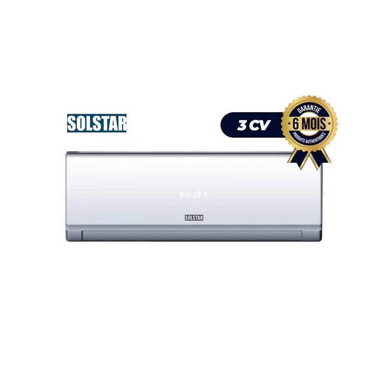 Climatiseur Split - SOLSTAR -AC ASI/ASU- 24000 BTU - 3 CV- Blanc | Glotelho Cameroun