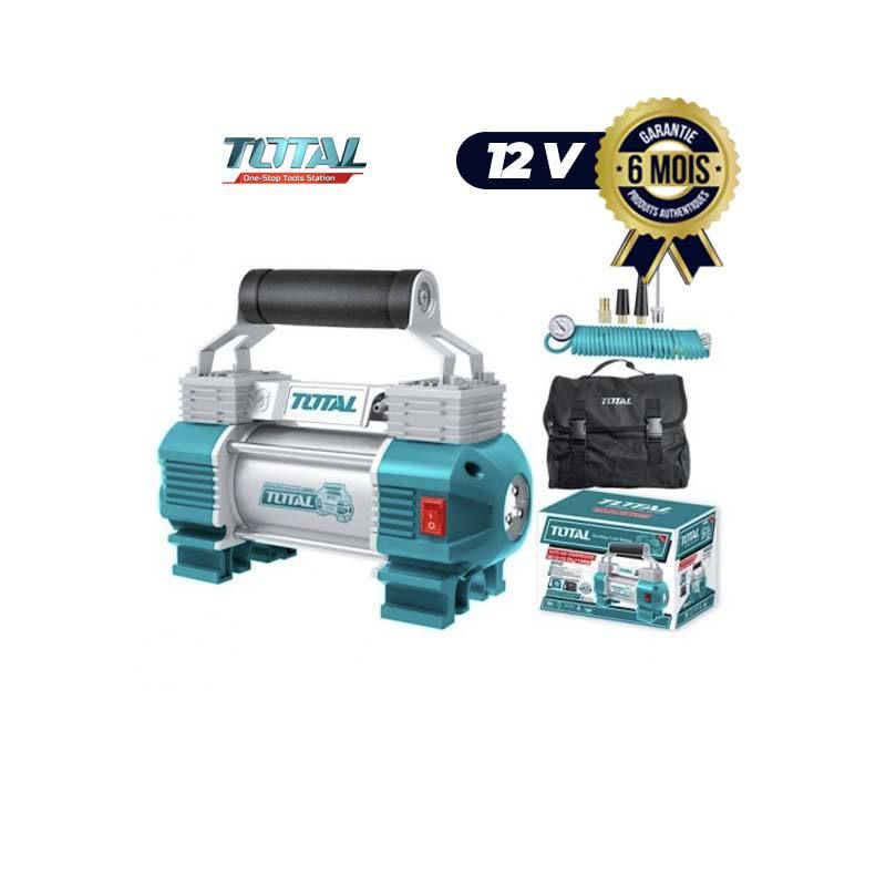 Compresseur D'air Automatique - TOTAL TTAC2506 - 12V - 06 mois - (Prix en fcfa) | Glotelho Cameroun