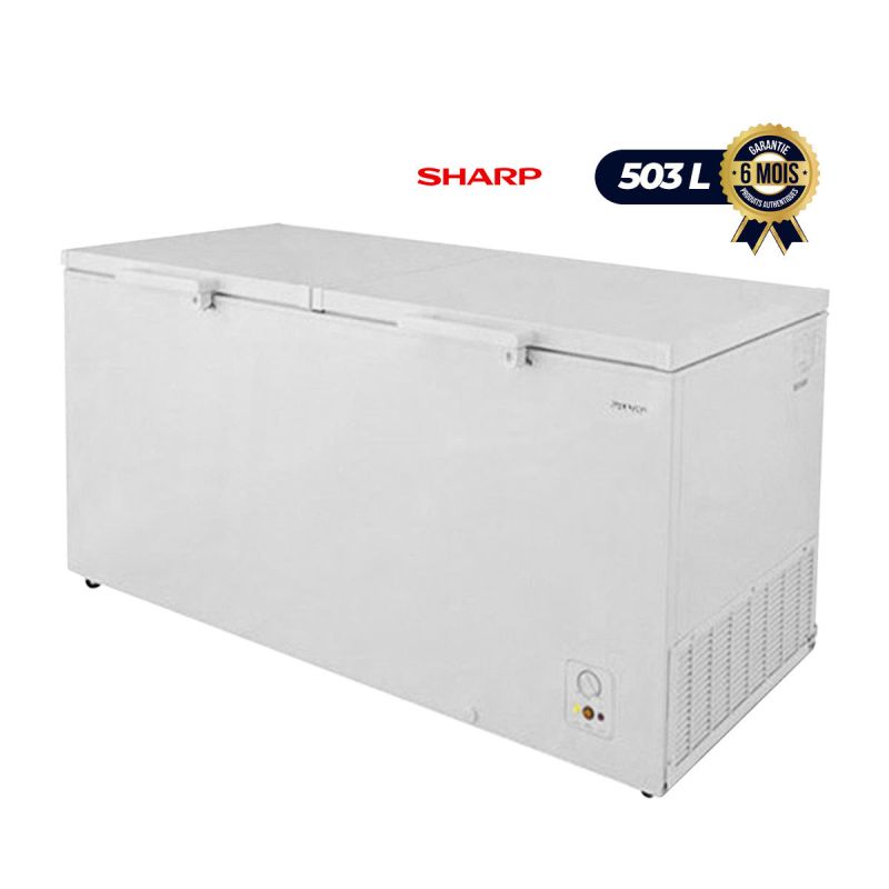 Congélateur Coffre - Sharp - SCF-K660X-WH2 - 503 L - Blanc | Glotelho Cameroun