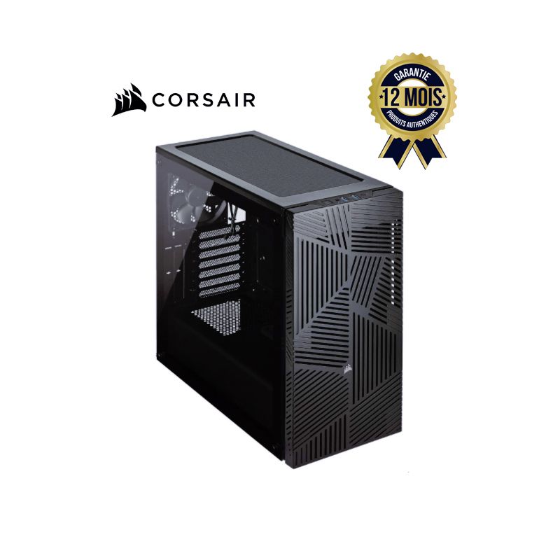 Corsair Carbide 275R Airflow - Boîtier Moyen Tour - ATX / mATX / Mini-ITX - USB 3.0 - Avec fenêtre - 6 Mois