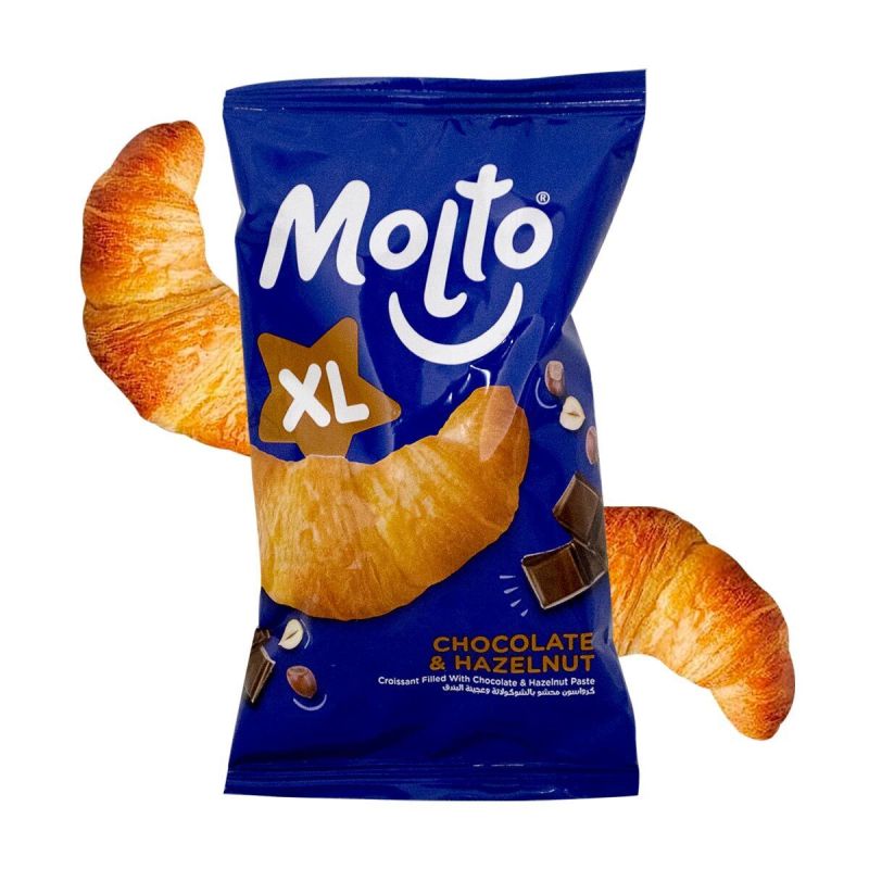 Croissant au Chocolat et aux noisettes - XL -  Molto - 30 mg en vente sur Glotelho