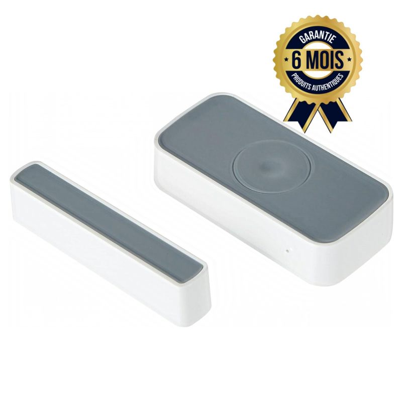 Détecteur d'intrusion domestique - Capteur de porte et fenêtre compact sans fil - Alarme antivol intelligente - 6 Mois