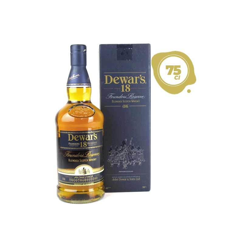Dewar's 18 Year Founder's Reserve Blended Scotch Whisky - 75cl - 40%Alc|Glotelho Cameroun