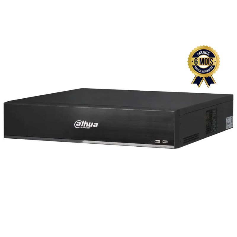 Enregistreur Vidéo Réseau - 32 Ports - Dahua NVR4832-I -  WizSense 