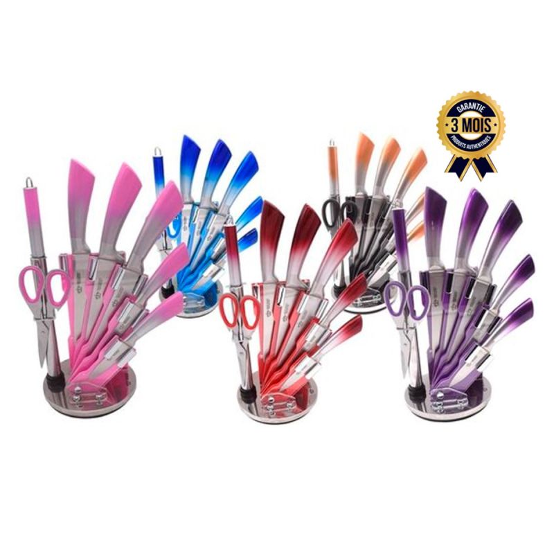 Ensemble de couteaux de Cuisine - ROYALSWISS - RS-9914 - 7pieces| Glotelho Cameroun