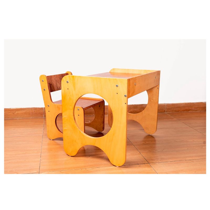 Ensemble Table et Chaise Mkù' pour enfant. Prix Cameroun