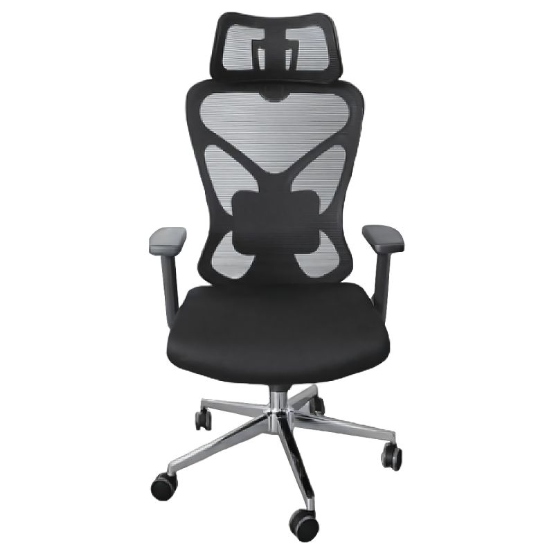 Fauteuil Ergonomique - HT-801A - Rev à dossier haut - Noir