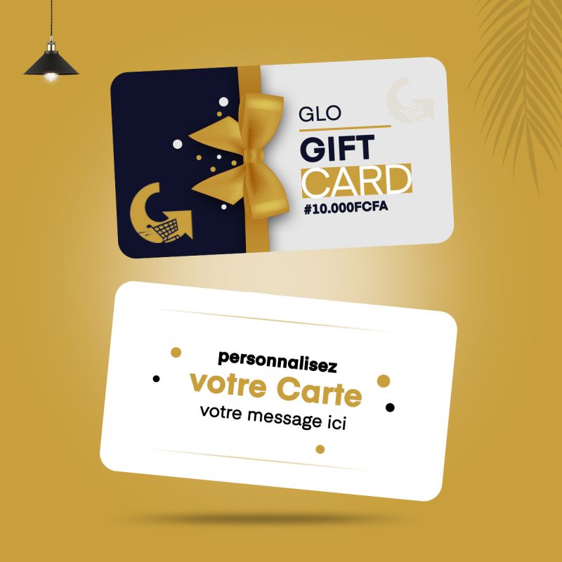 GLO Gift Card - Bon d'achat d'une valeur de 10000 FCFA