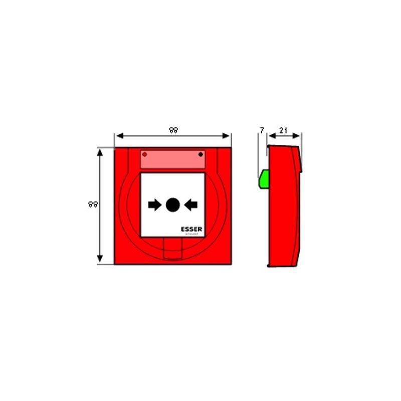  Déclencheur manuel adressable IQ8 MCP avec membrane pour zone Atex IP 66 - 804963.EX.F0  | Glotelho cameroun leader de l'achat et vente en ligne
