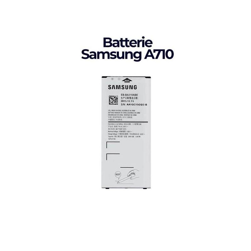 Batterie Samsung A710 - Remplacez avec une pièce rechange d'origine