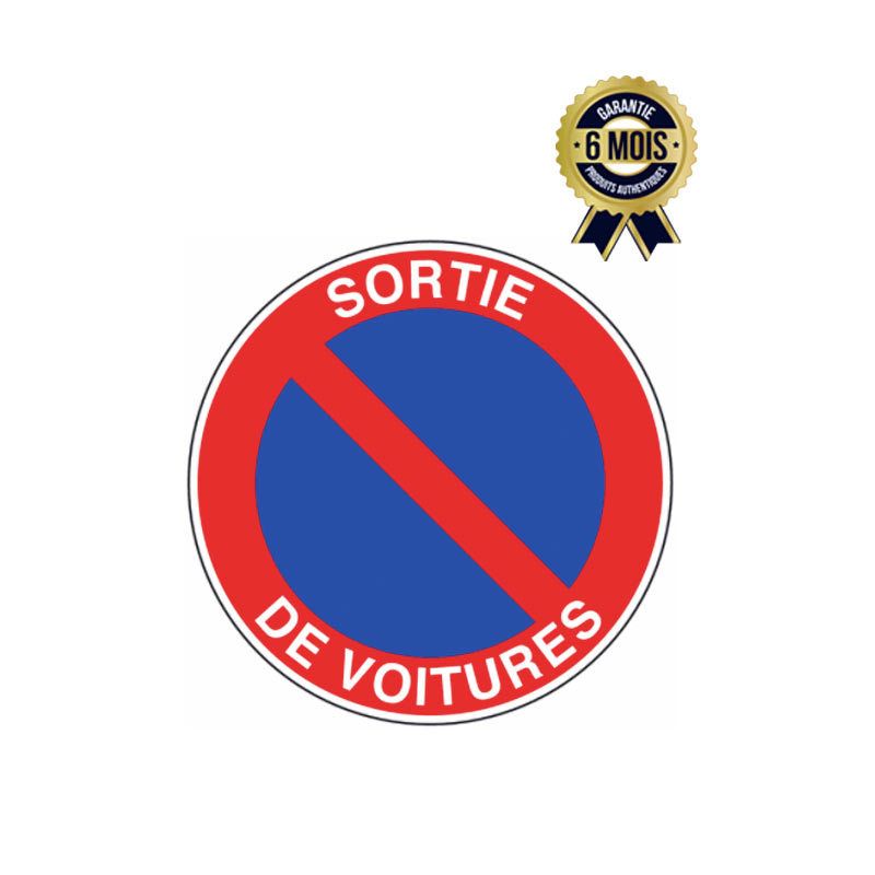 Panneau interdiction de stationner sortie de véhicules - 6 Mois | Glotelho Cameroun