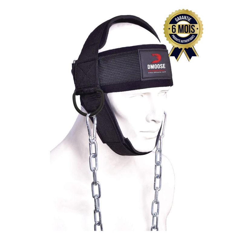Harnais de cou de fitness - Musculation et  Récupération des blessures - 06 mois de garantie 