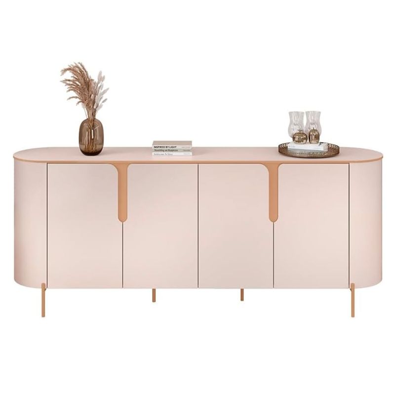 Meuble de rangement CLEO - 34455174 - 196 cm - Blanc Cassé 