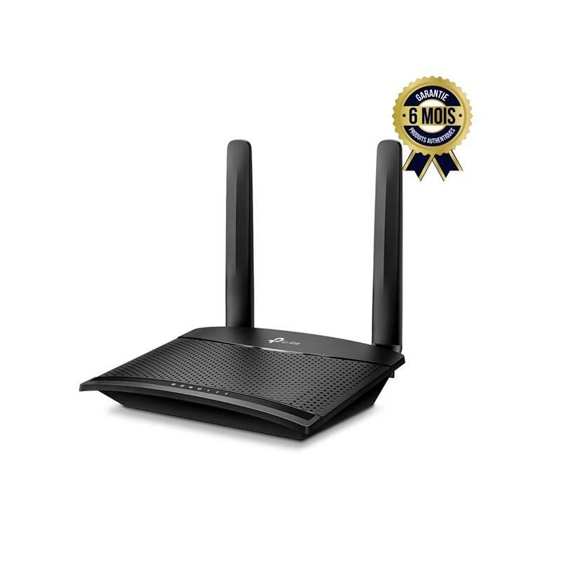 Modem/Routeur 4G LTE WiFi - Tp-Link TL-MR100 - N 300 Mbps - 32 Appareils - Garantie 06 mois  | Glotelho Cameroun
