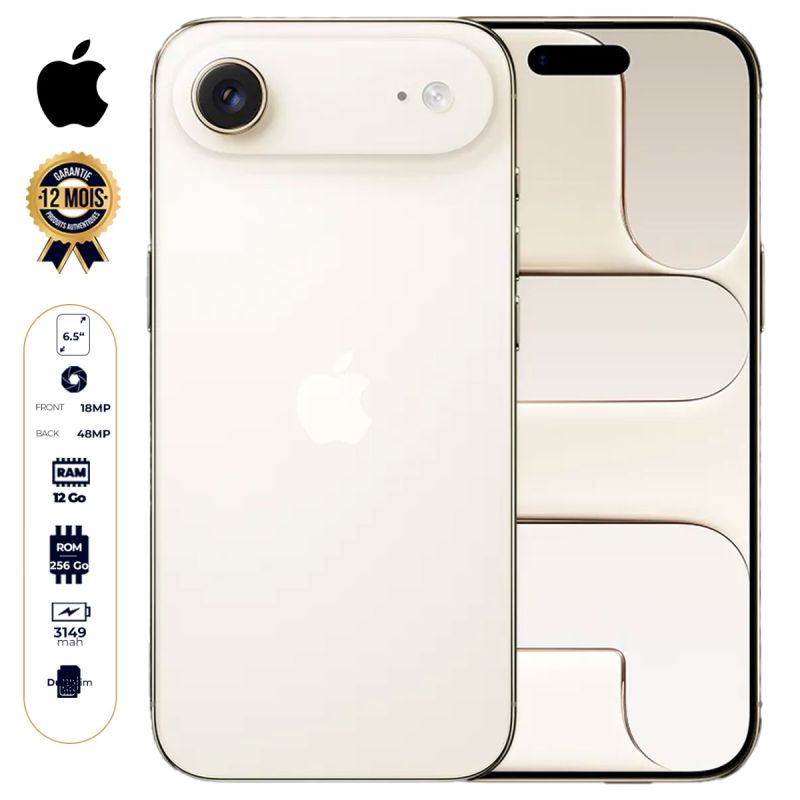 iPhone 17 Air - 256 Go prix Cameroun