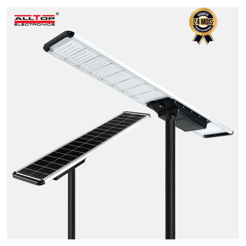 Lampadaire Solaire 350W Prix en fcfa - ALLTOP 0477C250-01 - Capteur De Mouvement - Garantie 24 Mois | Glotelho Cameroun