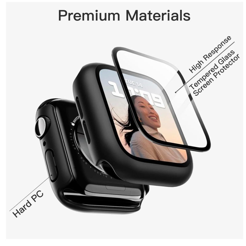 Lot de 2 coques de protection JETech pour Apple watch series 10 46mm - Avec protection d'écran - prix Cameroun