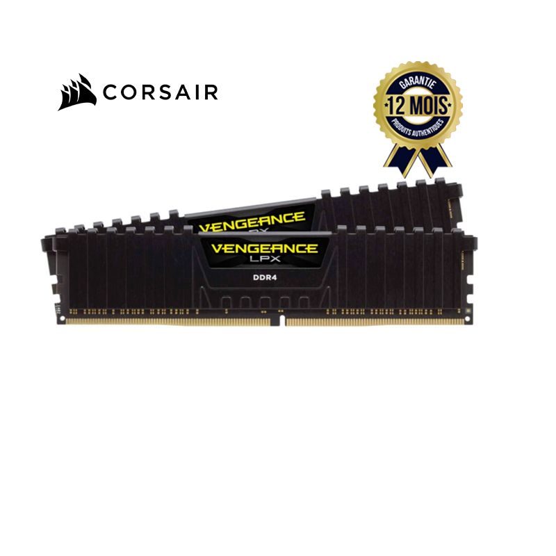 Mémoire RAM Corsair Vengeance LPX 32GB 2x16GB DDR4 3200MHz - Garantie : 12 Mois | Glotelho Cameroun