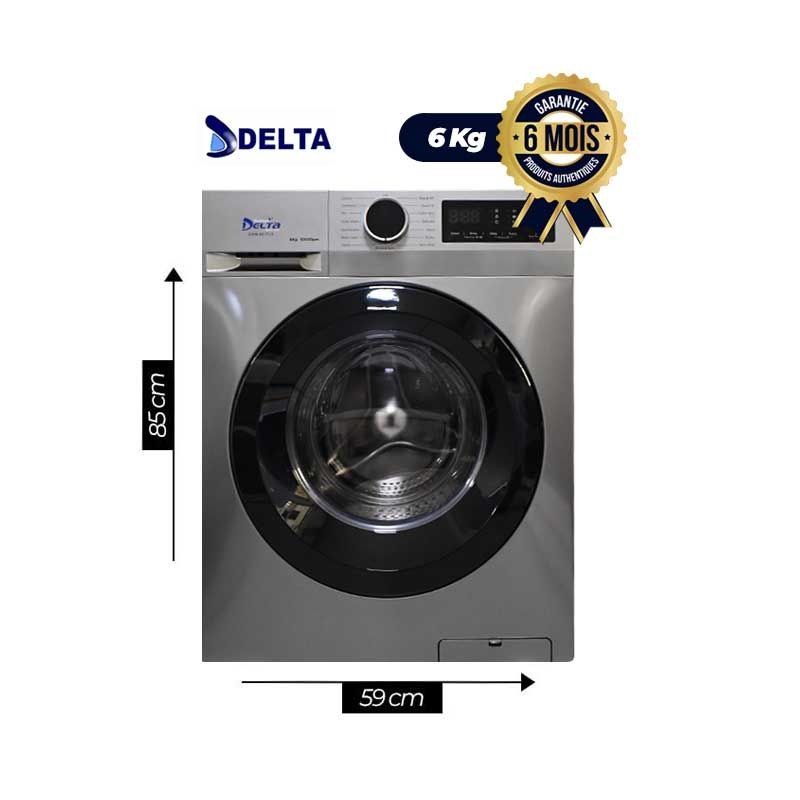 Machine à Laver - Delta - DWM-6FL - 6kg - Gris - 6 mois | Glotelho Cameroun