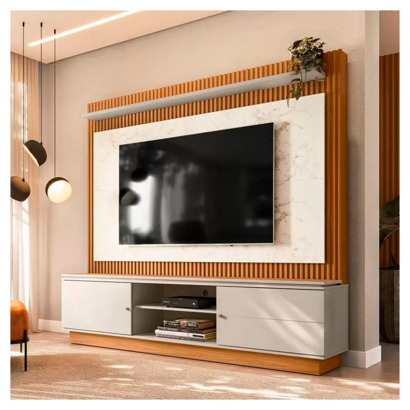 Meuble TV GUARARAPES - Home Theater avec kit bandes LED |Glotelho Cameroun
