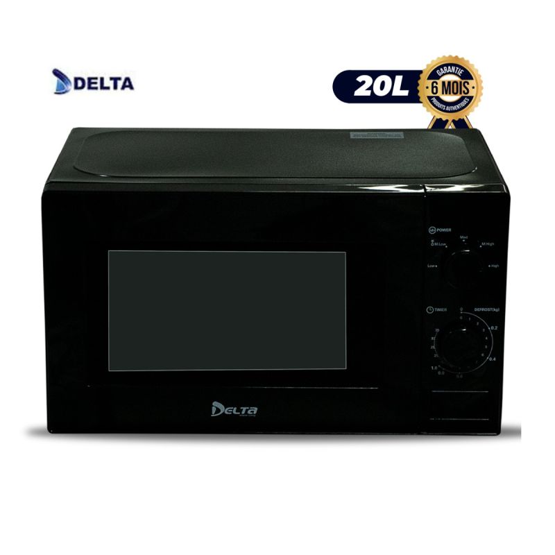 Micro onde - DELTA - R-20MT-S - 1270W - 20L - 06mois| Glotelho Cameroun