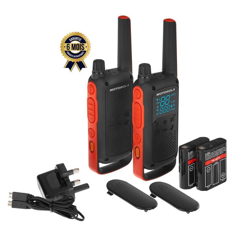 Motorala talkBout TLKR T82 GO Adventure Walkie-Talkies - 10KM - 06 mois| Glotelho Cameroun