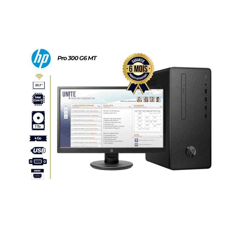 PC de bureau - HP Pro 300 G6 MT - G6400-Gold - 20.7