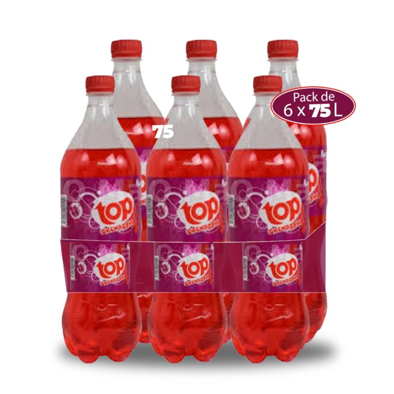 Pack de 6 bouteille de top grenadine 1L prix sur Glotelho