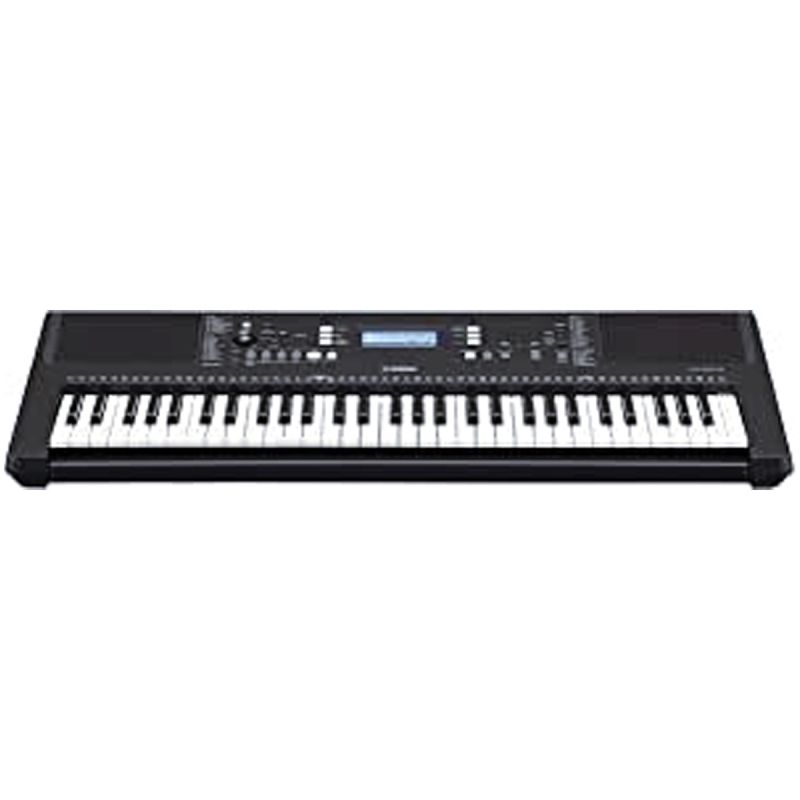 Clavier numérique Yamaha-PSR-E373 - Clavier polyvalent d'entrée de gamme avec 61 touches sensitives noir