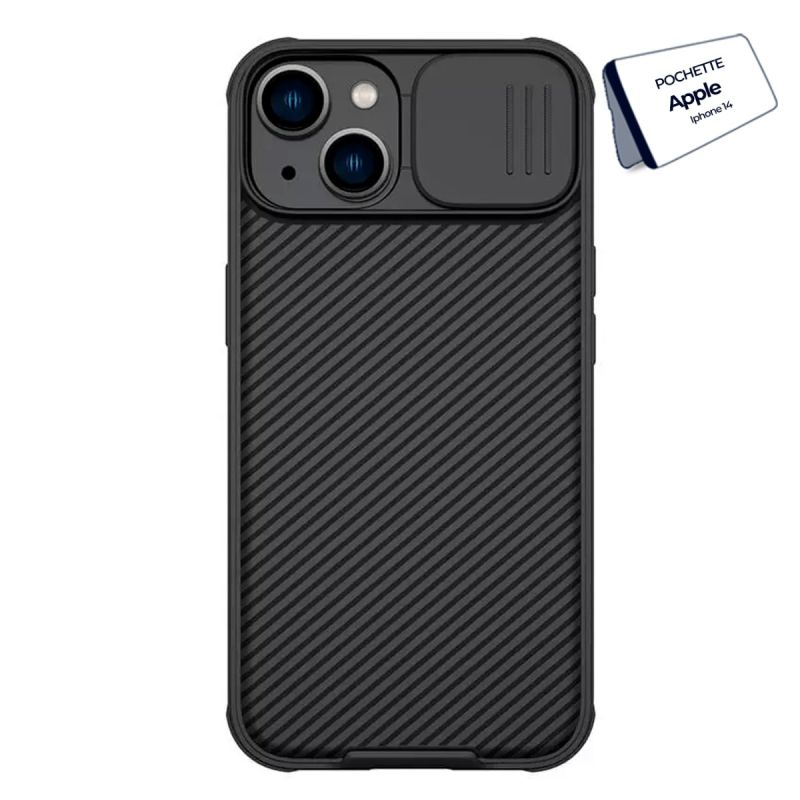 Pochette Nillkin Camshield pro noir - Pour Iphone 14 chez Glotelho