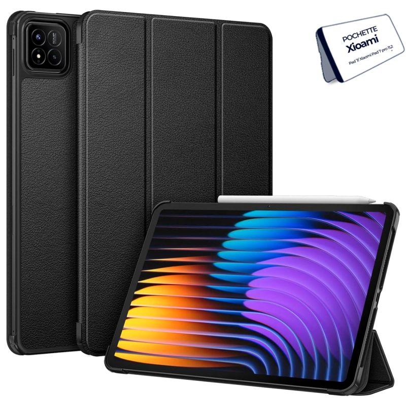 Pochette Pliable Xiaomi Pad 7 / Pad 7 Pro 11,2" – Protection et Support Multifonction