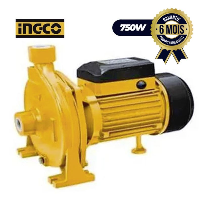 Pompe à Eau Centrifuge 750W 1.0HP  – INGCO CPM7508 | Glotelho Cameroun