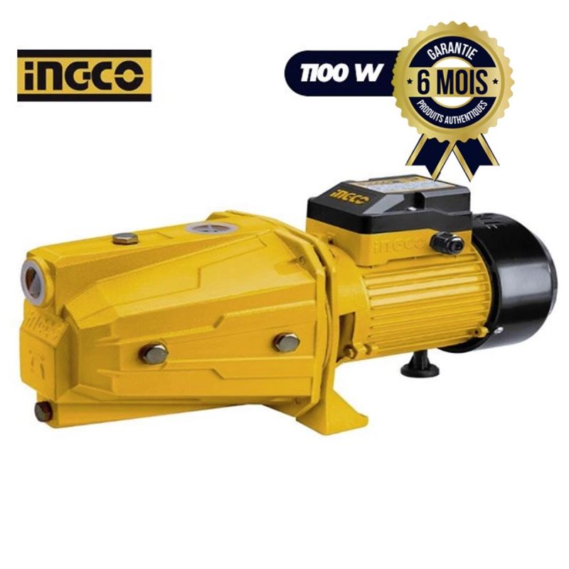 Pompe à Jet 1100W 1.5HP - INGCO JP11008 - 06 mois de garantie  | Glotelho Cameroun