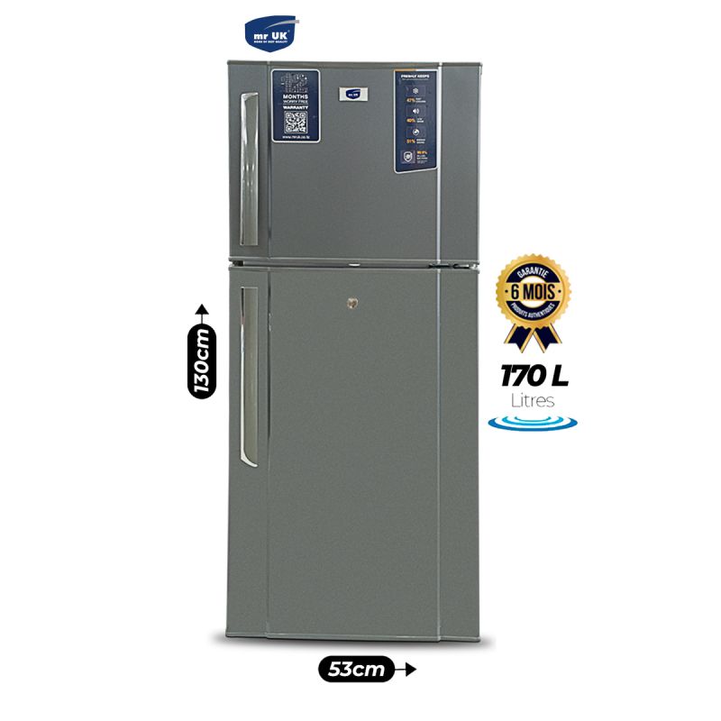 Réfrigérateur double battant MR UK - F102-18-2s 170 litres - prix Cameroun