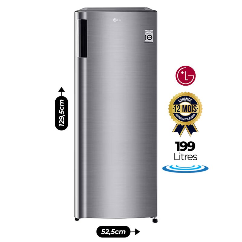 Réfrigérateur LG - 199 Litres - GN-Y331SLBB - Inverter Compressor  - Garantie 6 Mois| Glotelho Cameroun
