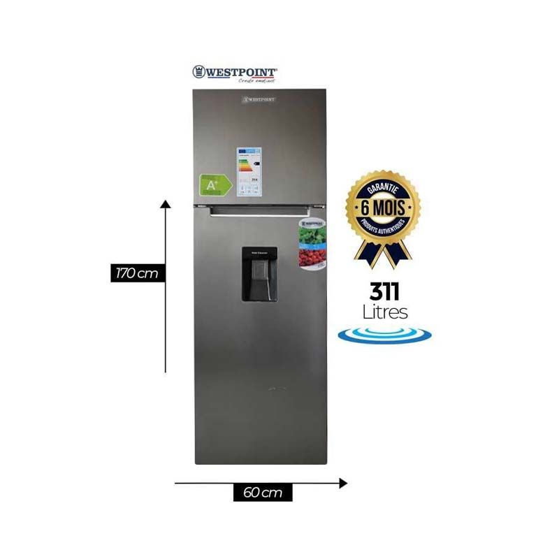 Refrigerateur Defrost WESTPOINT -WRHN-3417-EL -311L|Glotelho Cameroun