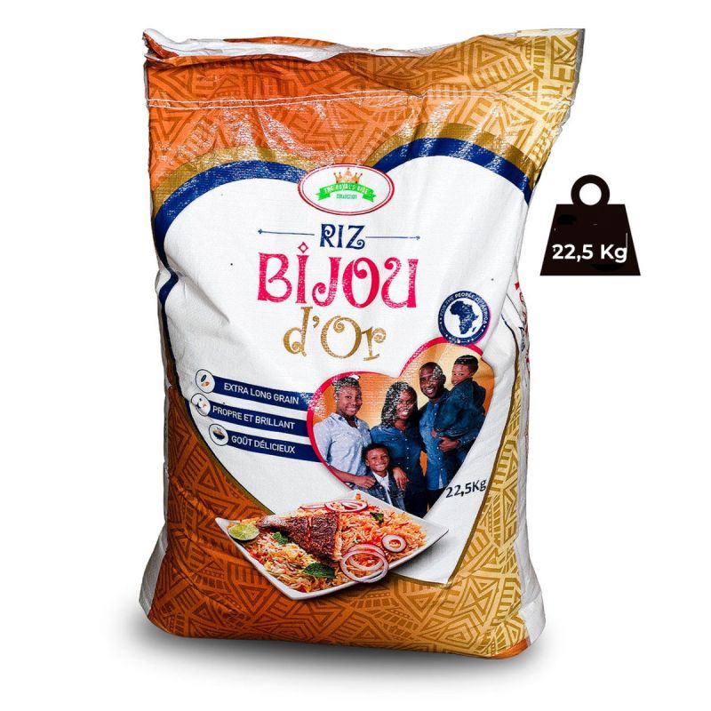 riz parfumé - Bijoux D'or - 22,5kg