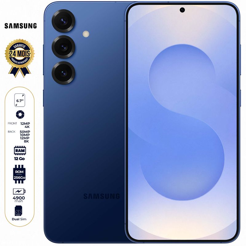 SAMSUNG GALAXY S25 + 5G prix Cameroun sur Glotelho