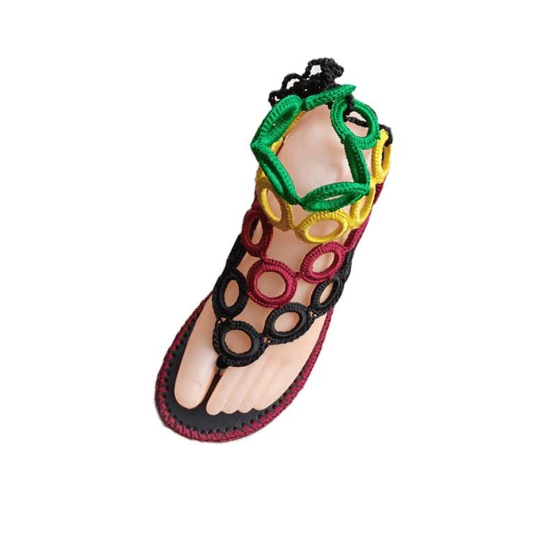 sandales couleurs mixte