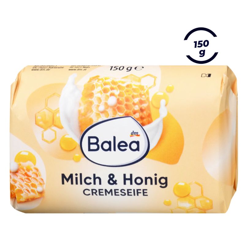Savon crème au lait et au miel - Balea - 150 g
